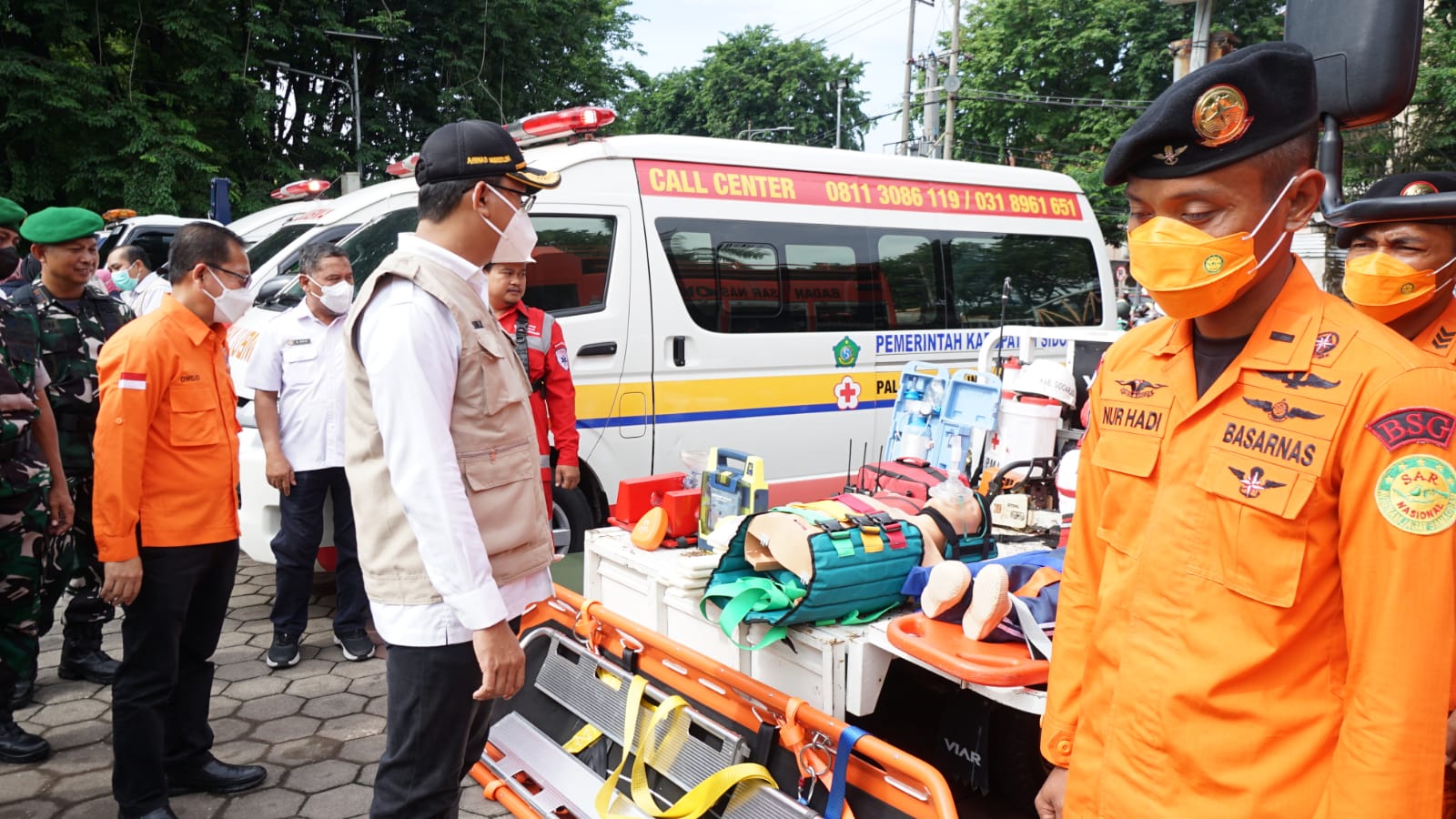 Bupati Muhdlor Kerahkan Ratusan Personil Gabungan Hadapi Bencana