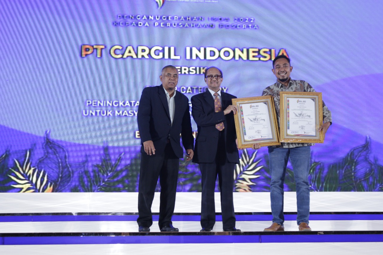 Dua Program CSR Cargill Gresik Raih Penghargaan ISDA 2022 Jatimpedia