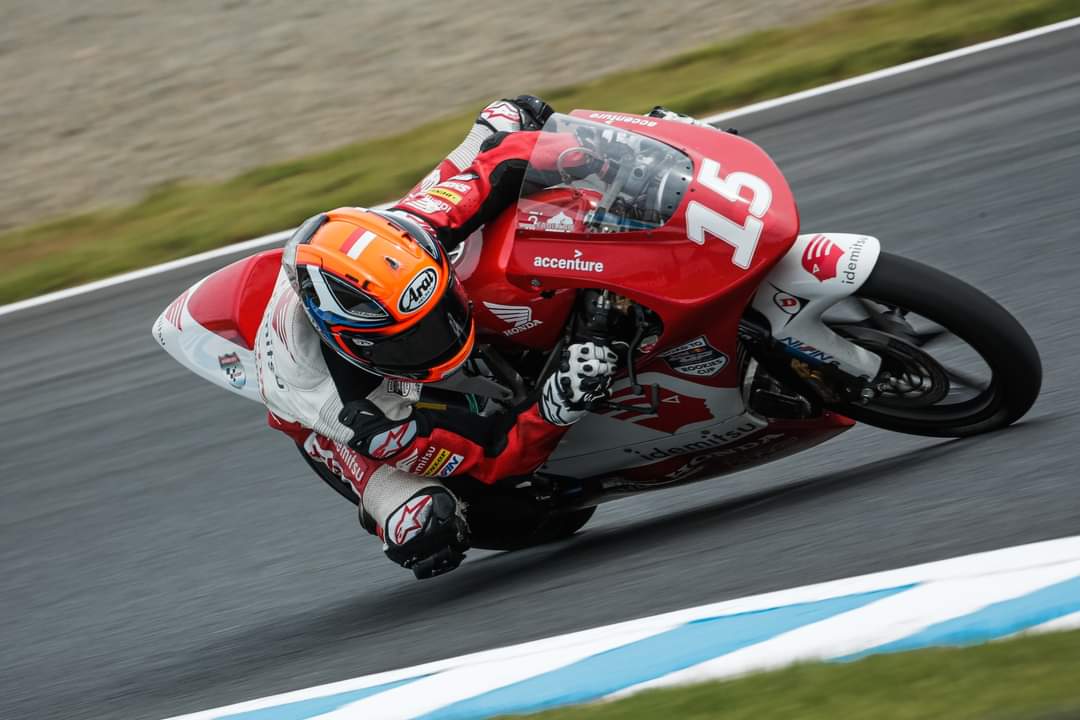 Tampil Impresif, Pebalap Binaan Astra Honda Veda Ega Salip 13 Pebalap di IATC Motegi