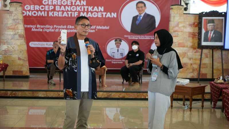 Sandiaga Ajak UMKM Daftarkan HAKI atas Produknya