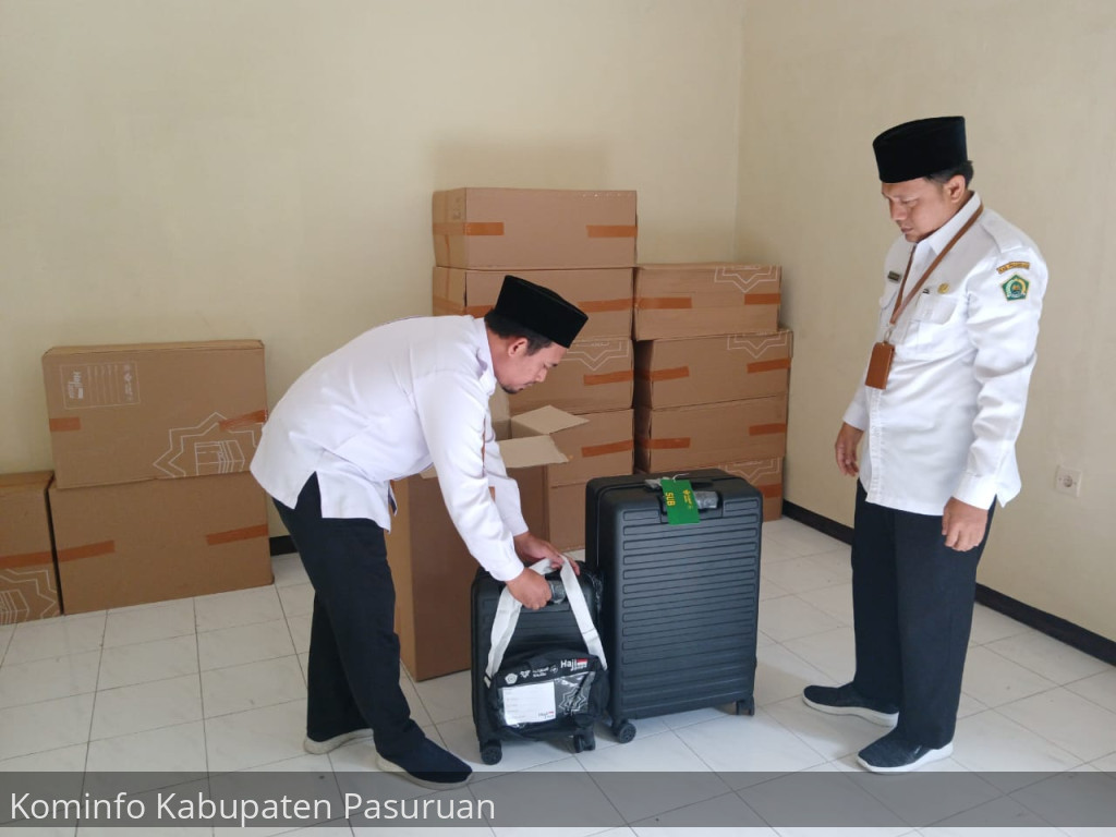 Kemenag Pasuruan Sudah Distribusikan Ribuan Koper Haji
