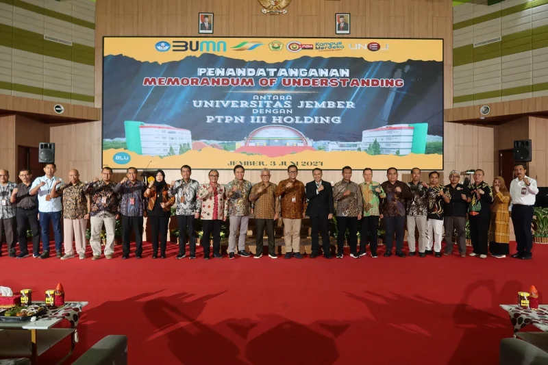 Universitas Jember dan PTPN III Kerja Sama Perkuat Ketahanan Pangan
