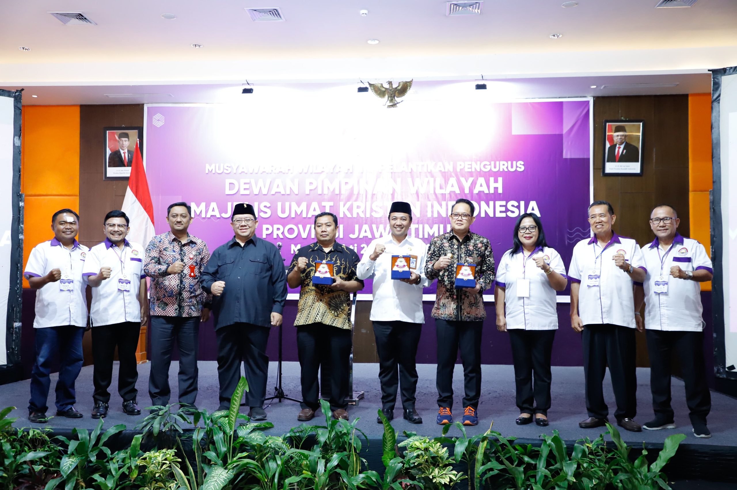 Hadiri Pelantikan DPW MUKI Jatim, Pj. Gubernur Adhy Ajak Bersinergi Bangun Moderasi Beragama