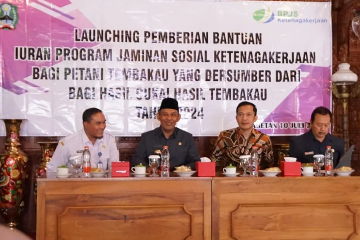 1.192 Petani Tembakau terima Bantuan Dana DBHCHT