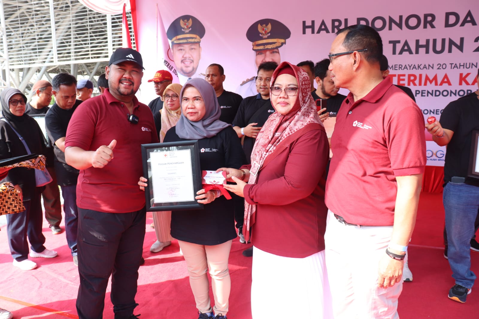 Rayakan Hari Donor Darah Sedunia, Bupati Gresik Ajak Masyarakat Berpartisipasi Donorkan Darah