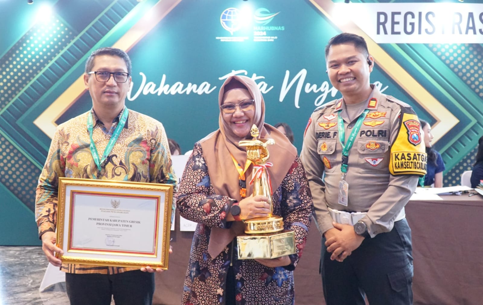 Pemkab Gresik Raih Penghargaan WTN dari Kemenhub