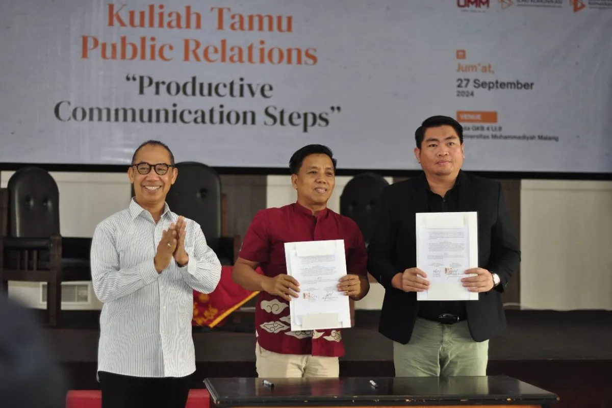 Prodi Komunikasi UMM Malang Kerja Dama dengan PT Volvo