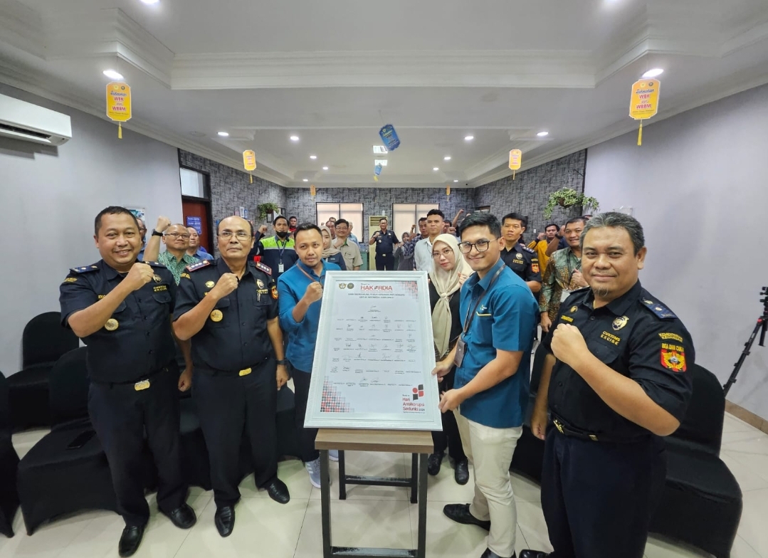 Sambut Hakordia, Bea Cukai Gresik Ajak Pengguna Jasa ‘Ngopi Becik’