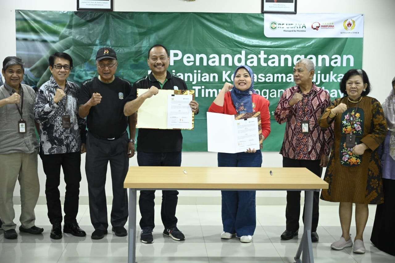 KONI Jatim dan RS Ubaya Kerjasama Perawatan Cedera Atlet